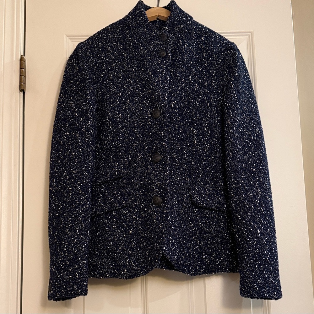 Rag & Bone Speckled Navy Jacket